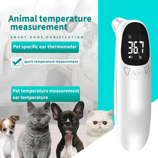 Termometru digital pentru animale – Măsurare fără contact, pentru câini și pisici.